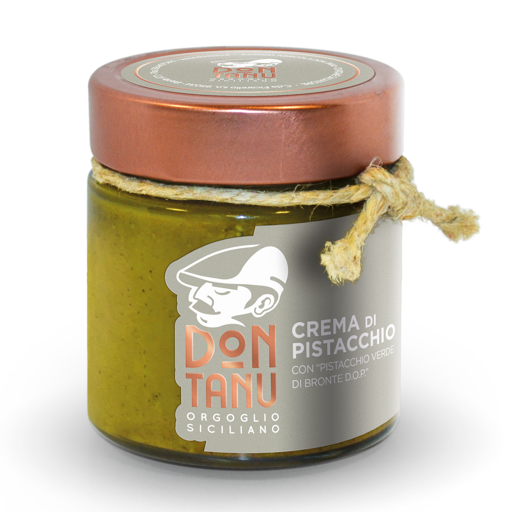 Crema spalmabile dolce di pistacchio verde di Bronte DOP 200 g