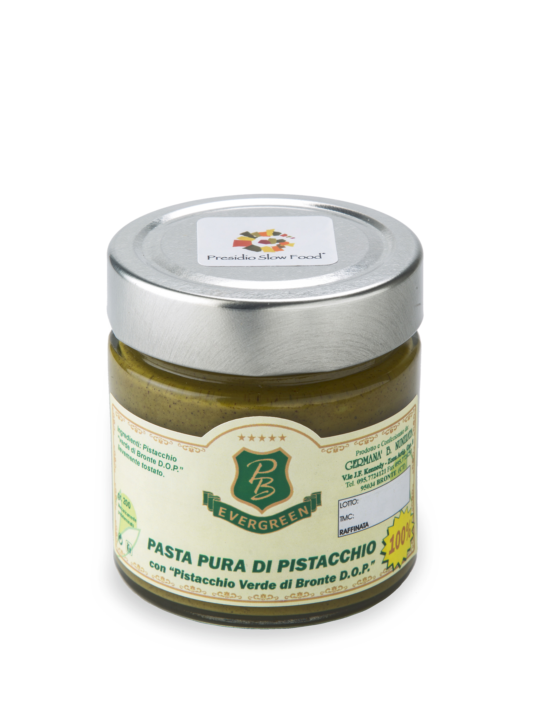 Pasta di Pistacchio Verde di Bronte D.O.P. 100% 